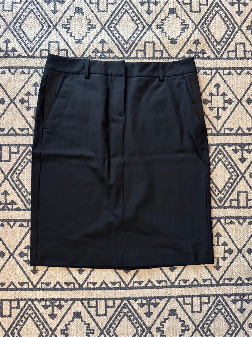 Theory Black Women's Pencil Skirt